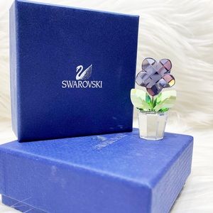 Swarovski Crystal Purple Flower